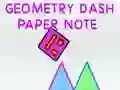 بازی Geometry Dash یادداشت کاغذی آنلاین بازی Geometry Dash یادداشت کاغذی آنلاین