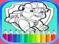 بازی کتاب رنگ آمیزی PAW Patrol آنلاین