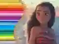 بازی کتاب رنگ آمیزی برای موآنا آنلاین