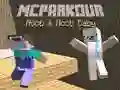 بازی MCParkour نووب و نوب نوزاد آنلاین بازی MCParkour نووب و نوب نوزاد آنلاین