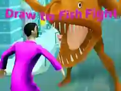 بازی رسم بکش تا با ماهی بجنگی آنلاین