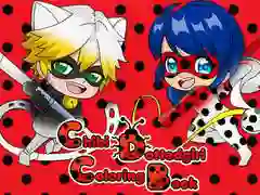 بازی کتاب رنگ آمیزی دختر چیبی با نقطه آنلاین