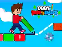 بازی Obby ترسیم برای فرار آنلاین