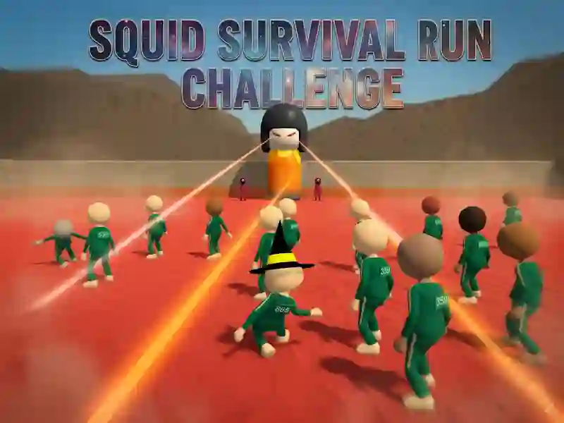 بازی Squid Survival Run ﻥﺪﯾﻭﺩ ﺶﻟﺎﭼ آنلاین