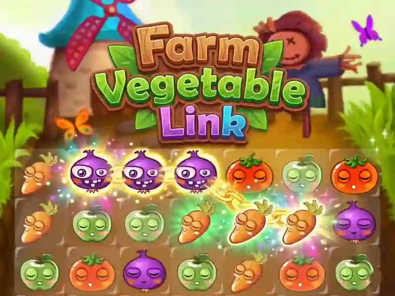 بازی Farm Vegetable Link آنلاین