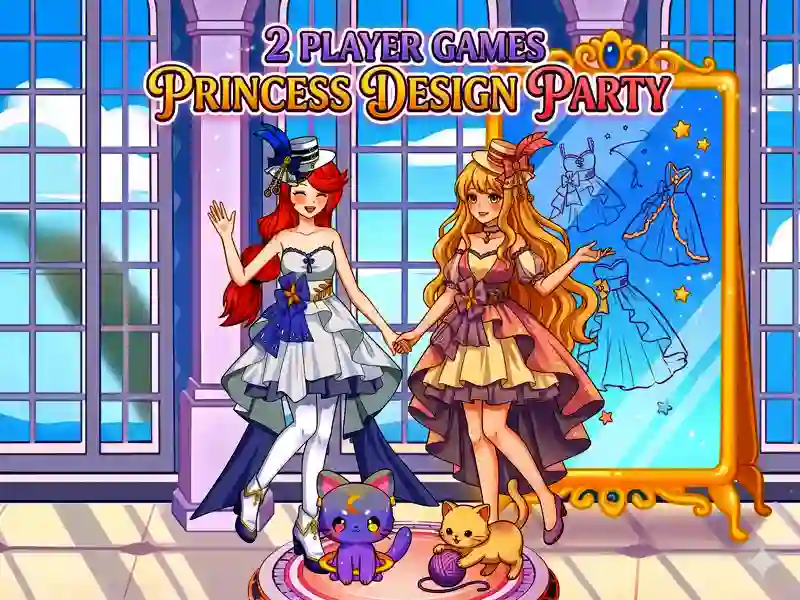 بازی 2 Player Games Princess Design Party آنلاین