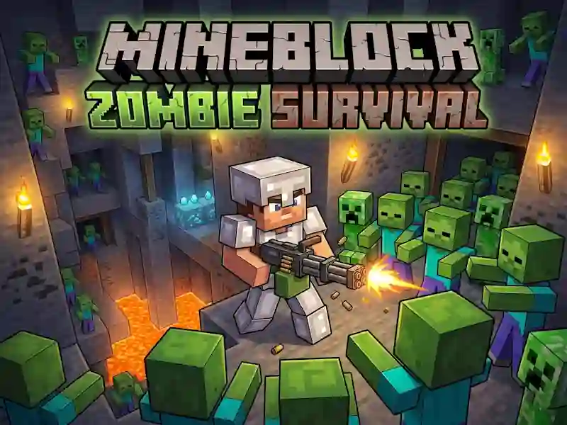 بازی Mineblock Zombie Survival آنلاین