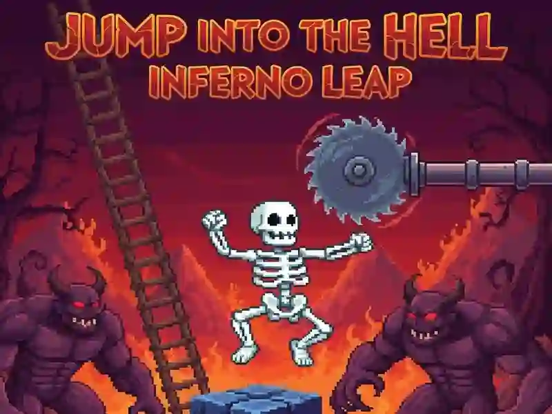 بازی Inferno Leap ﻢﻨﻬﺟ ﻪﺑ ﺵﺮﭘ آنلاین