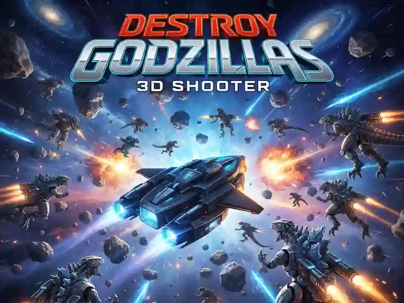 بازی Godzillas: 3D Shooter ﺪﯿﻨﮐ ﺩﻮﺑﺎﻧ ﺍﺭ آنلاین