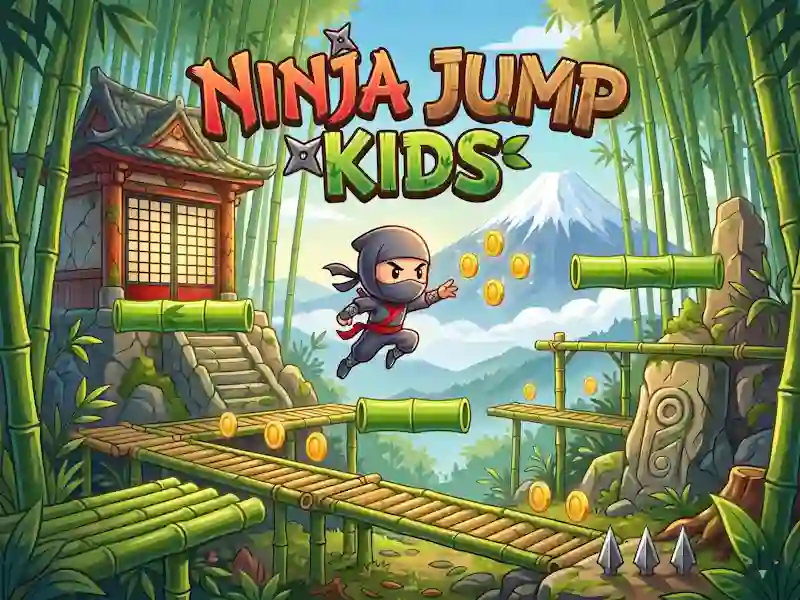 بازی Ninja Jump Kids آنلاین