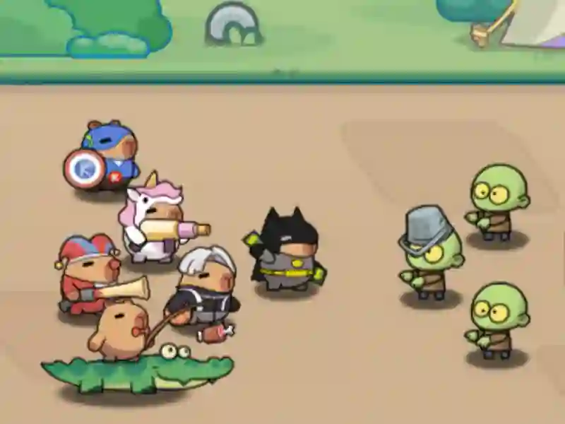 بازی Capybara ﻭﺮﺑ! آنلاین