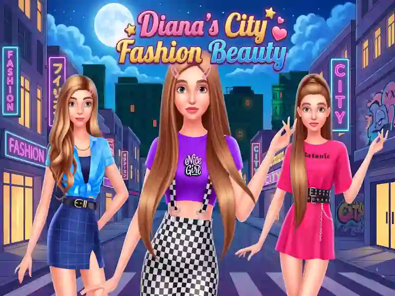 بازی Diana's City Fashion Beauty آنلاین