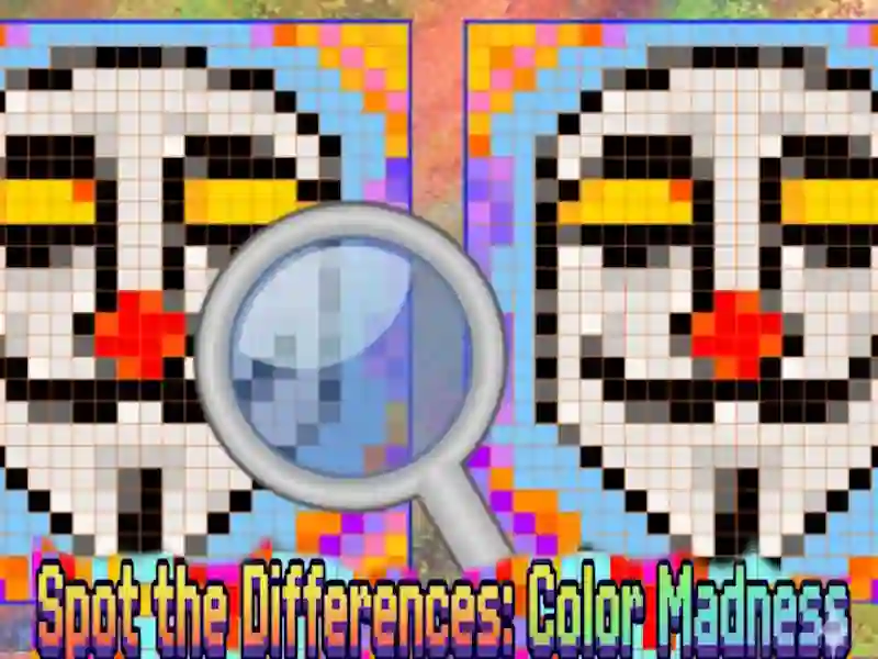 بازی Spot the Differences Color Madness آنلاین