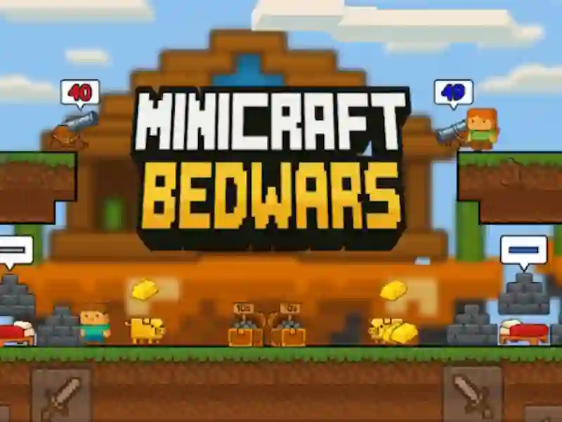 بازی Minecraft Bedwars آنلاین بازی Minecraft Bedwars آنلاین