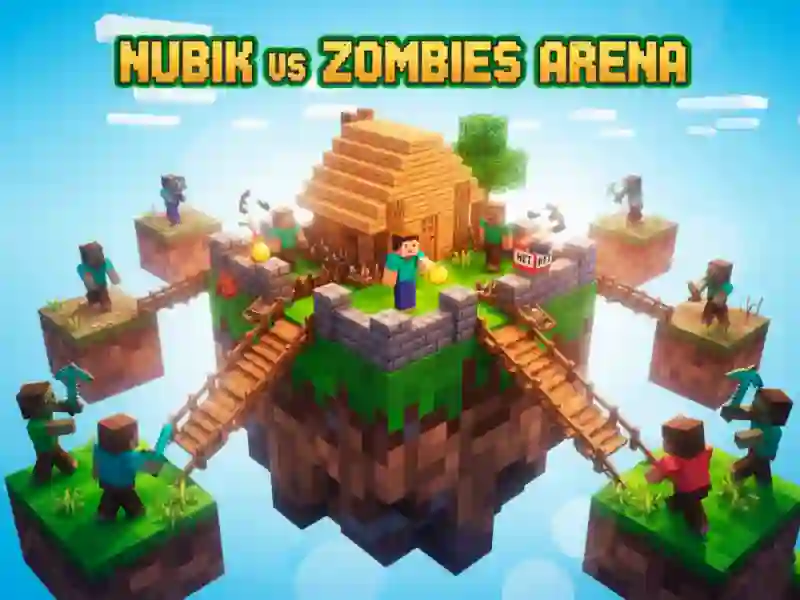 بازی Nubik Vs Zombies Arena آنلاین
