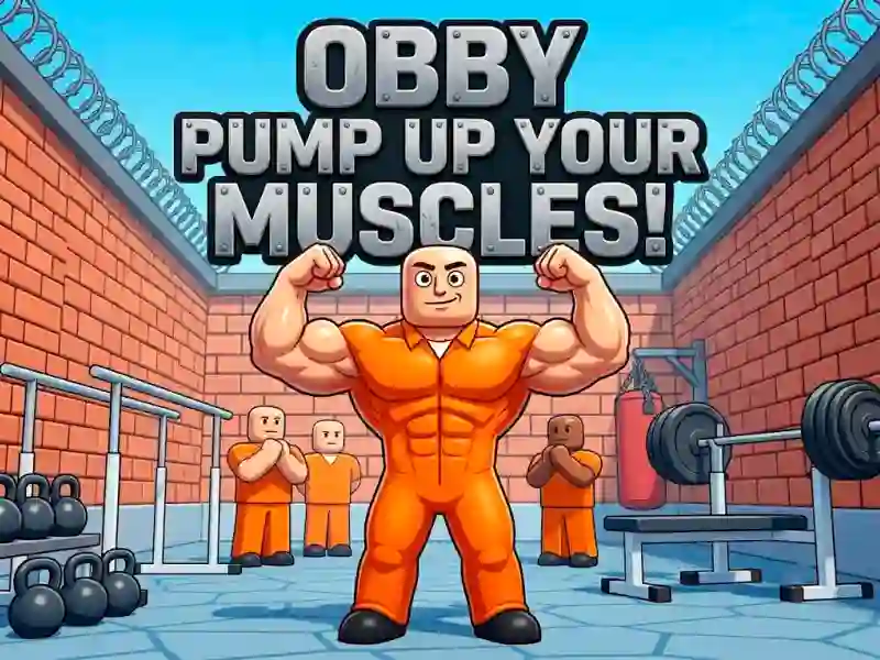 بازی Obby Pump Up Your Muscles! آنلاین