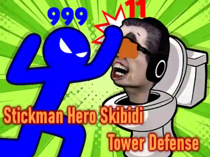 بازی Skibidi Hero Stickman ﺝﺮﺑ ﻉﺎﻓﺩ آنلاین