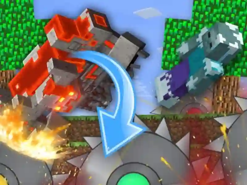 بازی !Minblock ﺭﺩ ﺵﺎﺑﻭﺍ ﻪﻋﺭﺰﻣ آنلاین