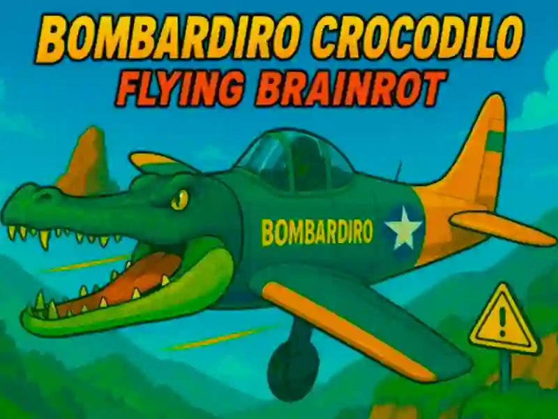 بازی Bombardiro Crocodilo Flying Brainrot آنلاین