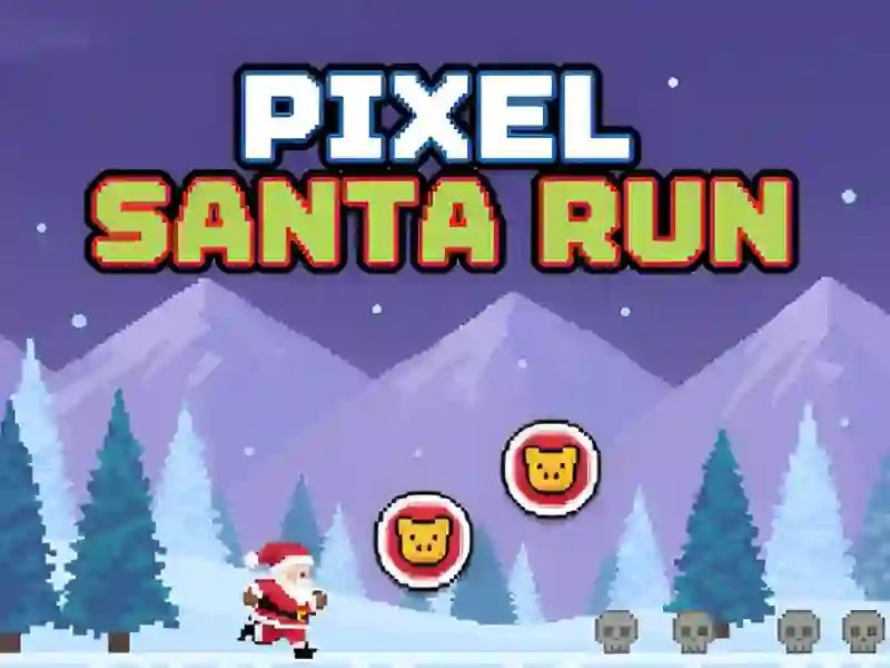 بازی Pixel Santa Run آنلاین