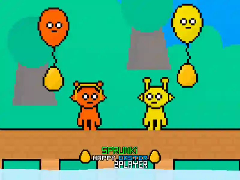 بازی Sprunki Happy Easter 2Player آنلاین