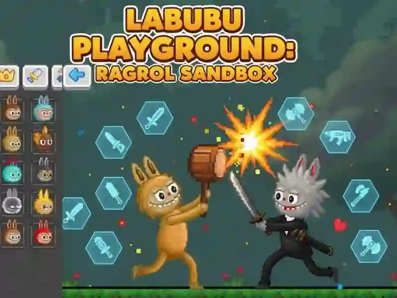 بازی Labubu: Ragdoll Sandbox ﯼﺯﺎﺑ ﻦﯿﻣﺯ آنلاین