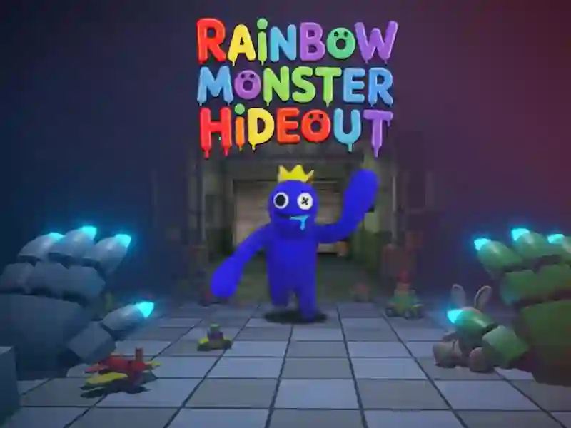 بازی Rainbow Monster Hideout 3D آنلاین