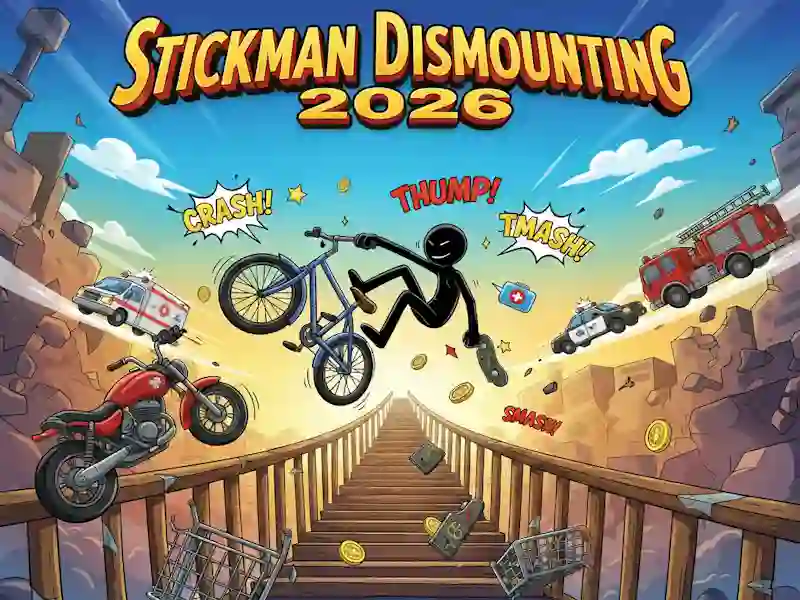 بازی Stickman Dismounting 2026 آنلاین