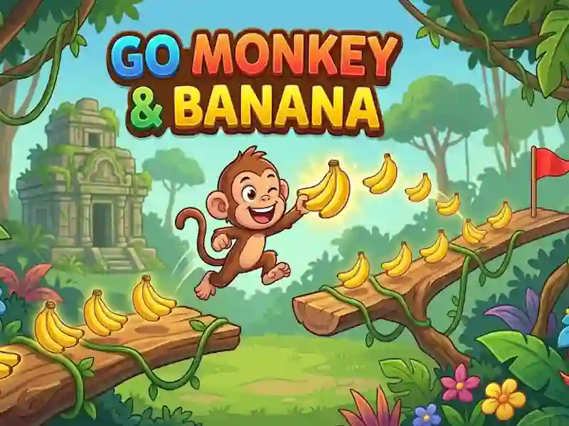 بازی Go monkey & Banana آنلاین