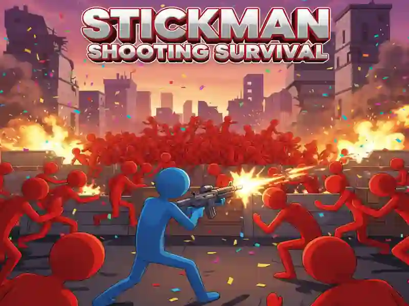 بازی Stickman Shooting Survival آنلاین