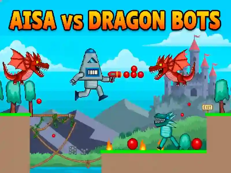 بازی Aisa vs Dragon Bots آنلاین
