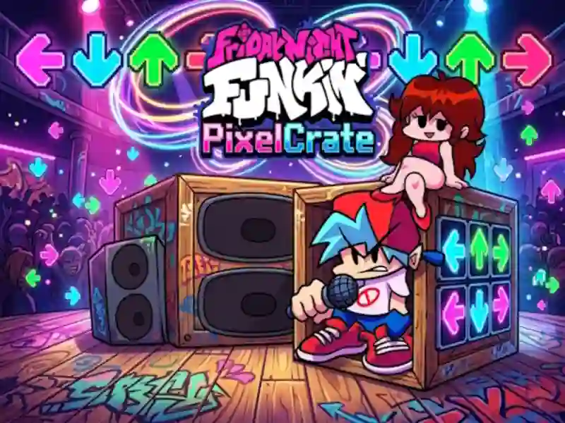 بازی Friday Night Funkin PixelCrate آنلاین