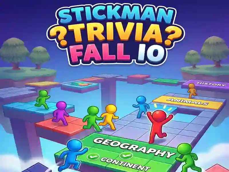بازی Stickman Trivia Fall IO آنلاین