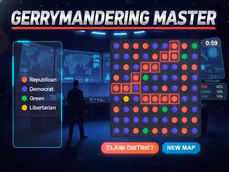 بازی Gerrymandering ﺩﺎﺘﺳﺍ آنلاین