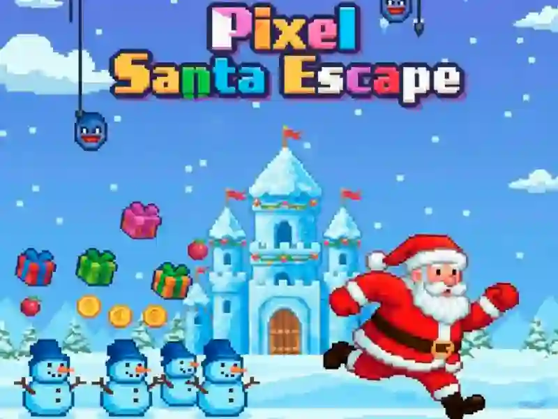 بازی Pixel Santa Escape آنلاین