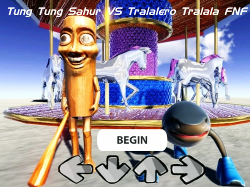 بازی Tung Tung Sahur vs Tralalero tralala fnf آنلاین