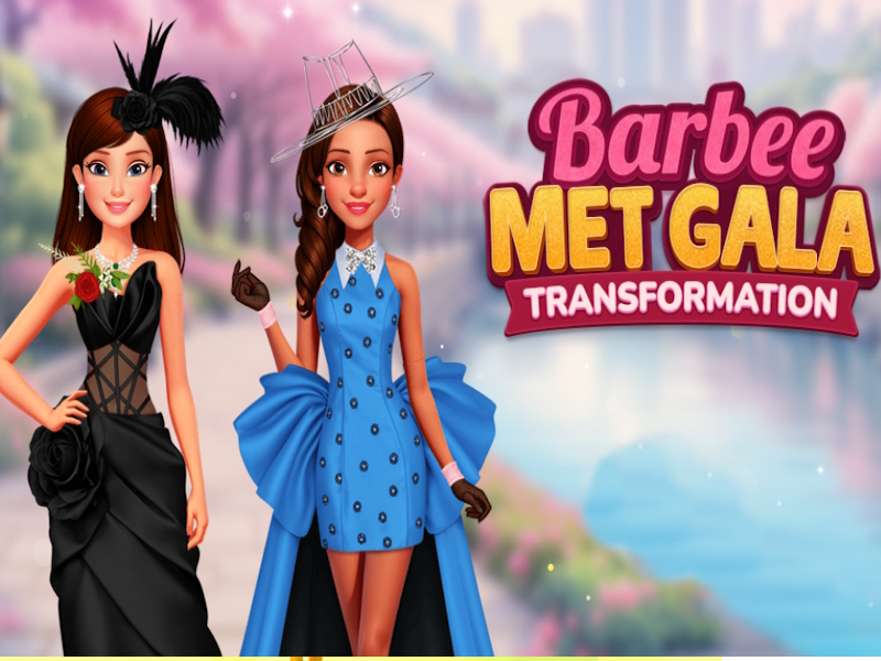 بازی Barbee Met Gala ﻝﻮﺤﺗ آنلاین