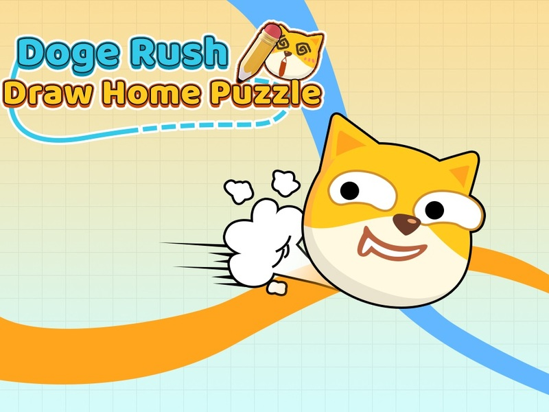 بازی Doge Rush ﺪﻨﮐ ﯽﻣ ﻢﯿﺳﺮﺗ ﺍﺭ ﯽﮕﻧﺎﺧ ﻝﺯﺎﭘ آنلاین