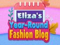 بازی وبلاگ مد Eliza در طول سال آنلاین