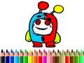 بازی برگشت به مدرسه: کتاب رنگ آمیزی OddBods آنلاین