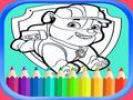 بازی کتاب رنگ آمیزی PAW Patrol آنلاین