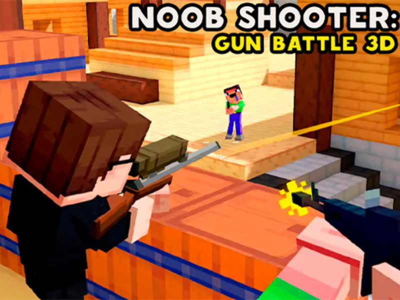 بازی Noob Shooter: Gun Battle 3D آنلاین