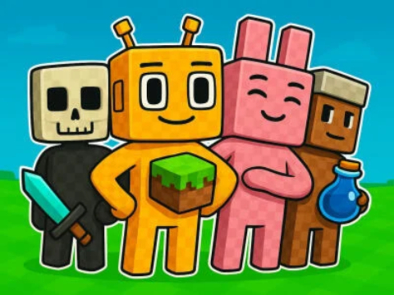 بازی Craft Sprunki- Sandbox 3D آنلاین
